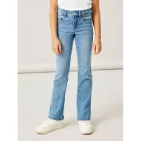 Name it Jeans - Noos - NkfPolly - Medium+ Blue Denim - - 9 år (134) - Jeans