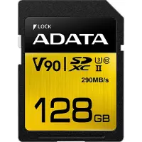 ADATA Premier ONE - Flashminneskort - 128 GB - UHS-II U3 / Class10 - SDXC UHS-II