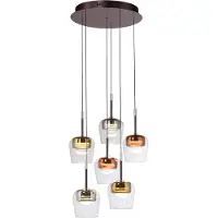Q-SMART-HOME Paul Neuhaus Smart LED hengelampe Q-Kon multifarget 6 lyskilder