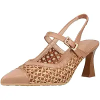 Hispanitas for woman. RHV264671 Brown Giorgia shoes (38), 5 to 8 cm, Buckle, Casual, Party, Classic
