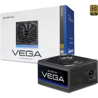 Chieftec VEGA Series PPG-750-S - Strømforsyning (intern) - ATX12V 3.1 - 80 PLUS Gold - AC 100-240 V - 750 watt - aktiv PFC