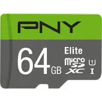 PNY Elite - Flashminnekort - 64 GB - UHS-I U1 / Class10 - microSDXC UHS-I