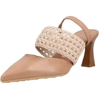 Hispanitas for woman. HV264779 Brown Giorgia shoes (40), Leather, 5 to 8 cm, None, Casual