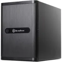 Silverstone DS380 Supports 12 total drives with 8 hot-swappable 3.5” or 2.5” SAS/SATA and 4 fixed 2.5” drives