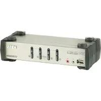 Aten CS1734B - KVM / lyd / USB-svitsj - 4 x KVM/lyd/USB - stasjonær