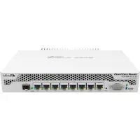 Mikrotik Cloud Core Router CCR1009-7G-1C-PC - Ruter 1GbE - rackmonterbar