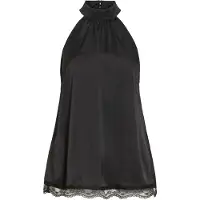 Vila Visofie Blonder Halterneck Topp