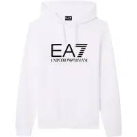 Emporio Armani for man. 7M001413_AF22266 White Core Identity Hoodie (S), Casual, Cotton, Long sleeve