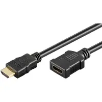 Goobay HDMI 2.0 Forlengelseskabel med Ethernet - 1m