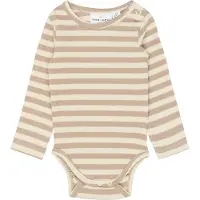 The New Siblings Body I/e - Rib - TnsbFro - Hummus Striped - - 1½ år (86) - Langermet Body