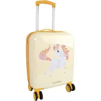 Filibabba Koffert - Unicorn Kystene - Gul - - OneSize - Kofferter