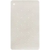 Hevea Badematte - Naturgummi - 70x40 cm - Wave Lang - Marble - - OneSize - Badematte