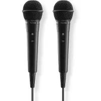 Hama Karaoke, Karaokemikrofon, -75 dB, 100 - 10000 Hz, 600 O, Énveis, Koblet med ledninger (ikke trådløs)