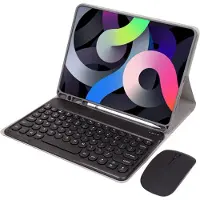 INF Bluetooth-tastaturdeksel med mus kompatibelt med Samsung Galaxy Tab A9+ 11-tommer - Svart