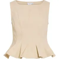 Vila Vichia Peplum Ermeløs Topp