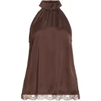 Vila Visofie Blonder Halterneck Topp