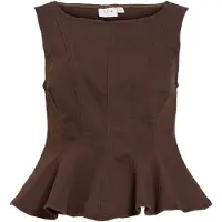 Vila Vichia Peplum Ermeløs Topp