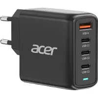 Acer 100W GaN PD Lader, USB-porter: 3C+1A, EU-plugg