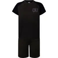 Cr7 Pysjamas - CR7 - Svart/Grønn - - 8 år (128) - 2-delt nattøy