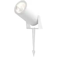Maytoni LED-spot med jordspyd Bern, hvit, aluminium, IP65