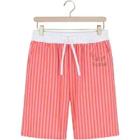 Zadig & Voltaire for girl. X60626 Pink striped bermuda shorts (12Y= 150cm), Casual, Cotton, children's fashion