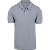Gant for man. 2014102 Two-tone blue polo shirt (L), Casual, Cotton, Short sleeve