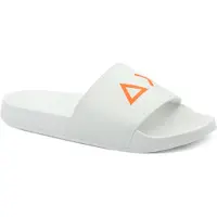 Sun68 Tøfler Logo Bianco Hvit Størrelse