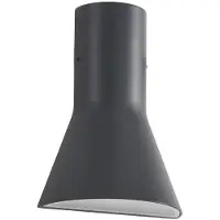 LUCANDE utendørs LED-vegglampe Zephy Up/Down, svart, IP54, CCT
