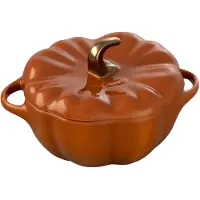 Staub Ceramique Mini Cocotte minigryte 500 ml, gresskarformet