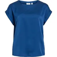 Vila Ellette Kort Ermet Bluse