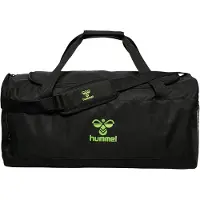 Hummel Sportsbag - hmlCore - Black/Green Gekko - - M - Medium - Sportsbag