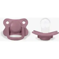 Filibabba Smokk - 2-pack - Støvet Roa - - 6+ md - Smokk