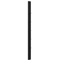 Dansani Match reol 197,5x10x3,3 cm for modell D 5 hyller sort matt