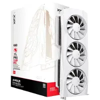 XFX QuickSilver Radeon RX 9070XT - Gaming Edition - grafikkort - Radeon RX 9070 XT - 16 GB GDDR6 - PCI Express 5.0 - 3 x DisplayPort, HDMI - hvit