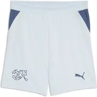Puma Switzerland 2026 Shorts Youth, Clothing, Sea Glass/Dark Indigo, 15-16Y