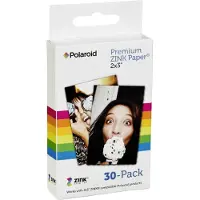Polaroid Premium ZINK Paper - Selvklæbende - hvid - 50.8 x 76.2 mm 30 ark fotopapir - for Snap Instant, Snap Touch Mint 2-in-1