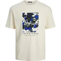 Jack & Jones Aruba Aop Branding Kortarmet T-skjorte