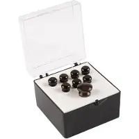Martin strings 18APP17 Bridge Pins Set of 8 Plain Ebony