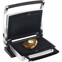 Fritel Family CW 2427 - Grill - elektrisk - 1066 kvadratcentimeter - sølv