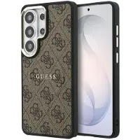 GUESS Samsung Galaxy S26 Ultra 4G Gold Frame-deksel - MagSafe-kompatibel - Brun