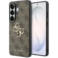 GUESS Samsung Galaxy S26 Ultra 4G Big Metal Logo Hybrid-deksel - Brun
