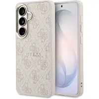 GUESS Samsung Galaxy S26 4G Gold Frame-deksel - MagSafe-kompatibel - rosa
