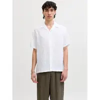 Jack & Jones Blalawrence Linen Resort Kortarmet Skjorte