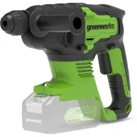 Greenworks 3803107, Nøkkelløs, Sort, Grønn, Børsteløs motor, 1,8 cm, 1,2 J, 1,3 cm