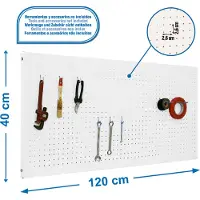 Simonwork (bancos De Trabajo) Panelclick +8 Verktøytavle 400x1200x35 Mm