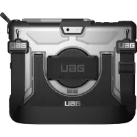Urban Armor Gear UAG Case for Microsoft Surface Go 3/Go 2/Go [10.5-inch] w/ Handstrap - Plasma Ice - Baksidedeksel for nettbrett - robust - gummi - is - for Microsoft Surface Go, Go 2, Go 3, Go 4