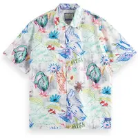 Scotch & Soda Swan Kortarmet Skjorte