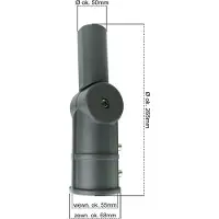 GTV SA2 0864 justerbar adapter for LED-gatelys 100 W