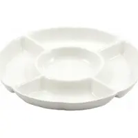 La Porcellana Bianca Convivio serveringsfat til snacks - hvit, 35,5 cm