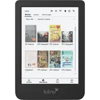 Tolino Shine Color - eBook-leser - 16 GB - 6 farge/monokrom (dobbeltlag) E Ink Kaleido 3 (1072 x 1448) - berøringsskjerm - Wi-Fi 5, Bluetooth